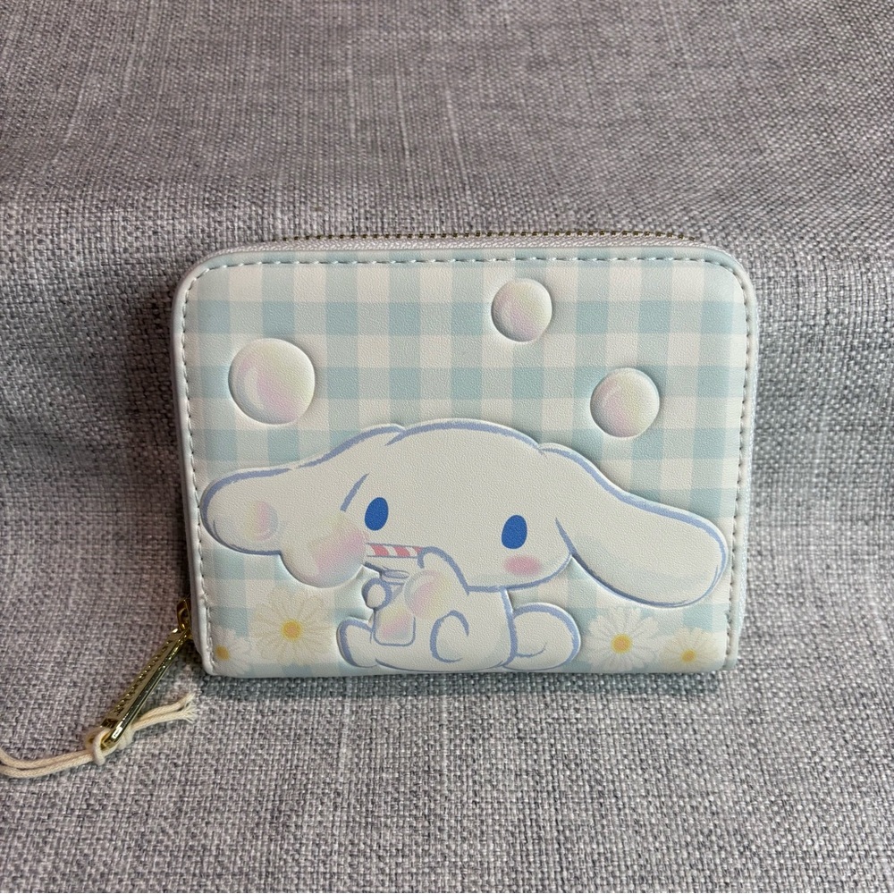 Loungefly Sanrio Cinnamoroll Floral Small Zip Wallet